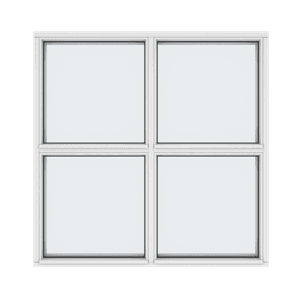Fastkarm vinduer, 4 fag med post 